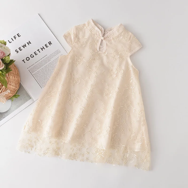 Bear Leader/платье для девочек новые летние детские Платья с цветочным принтом