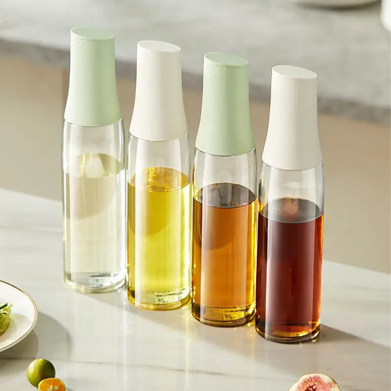 Прозрачный контейнер для розлива уксуса с автоматической крышкой