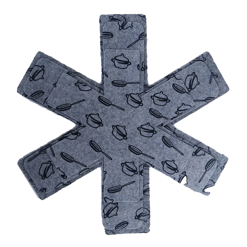 

Pan Protectors Protector Pot Felt Cookware Separator Non Divider Frying Stacking Stick Scratch Separators Sauce Fry Mat Dividers