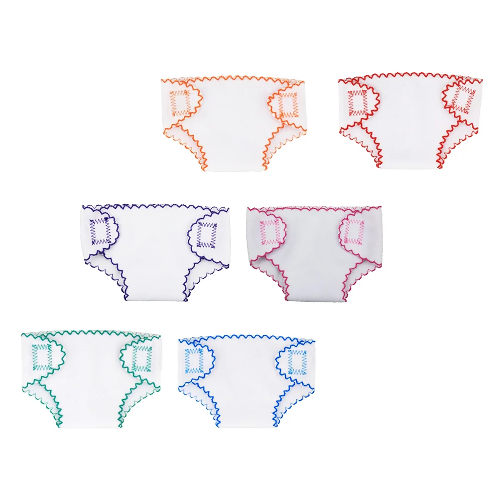 

6pcs Doll Nappies DIY Doll Nappies Doll Making Diaper Doll Making Materials
