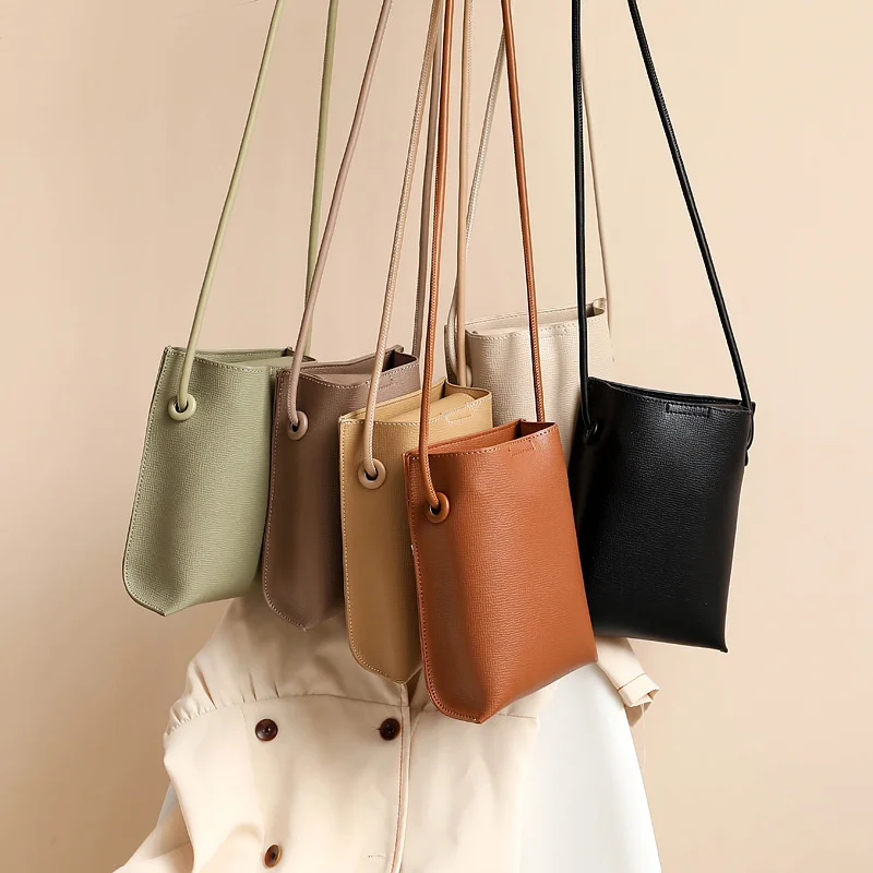 

New Women Pu Leather Handbags Fashion Female Large Capacity Crossbody Bags Small Shoulder Bags for Women Phone Solid Flap