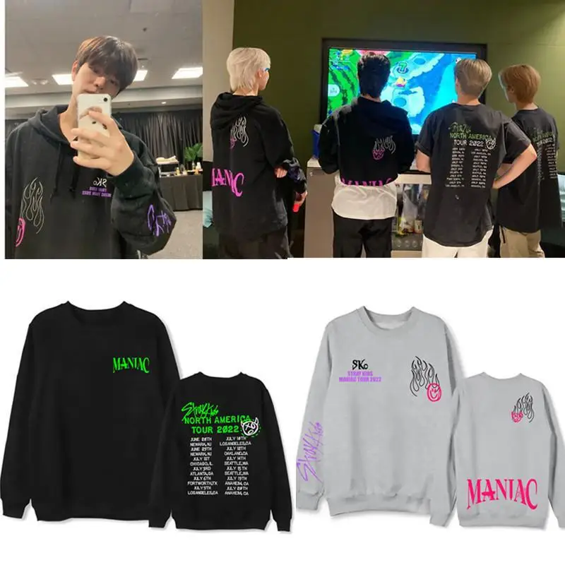 

Детская толстовка с круглым вырезом и длинным рукавом, большого размера