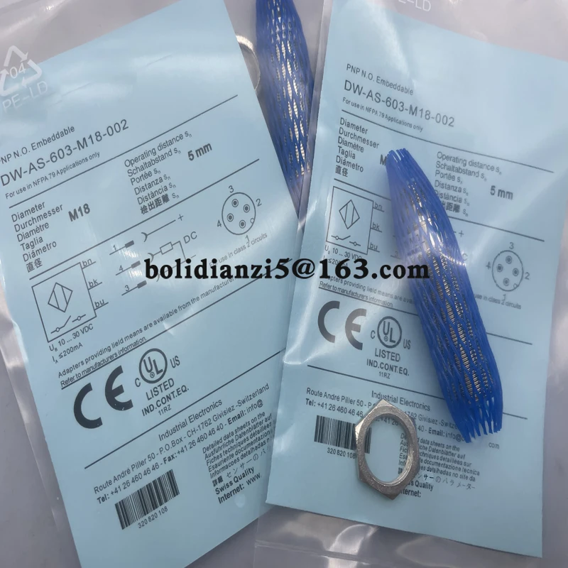 Новый датчик приближения DW-AS-603-M18-002 DW-AS-601-M18-002 DW-AS-611-M18-002 DW-AS-613-M18-002 В наличии