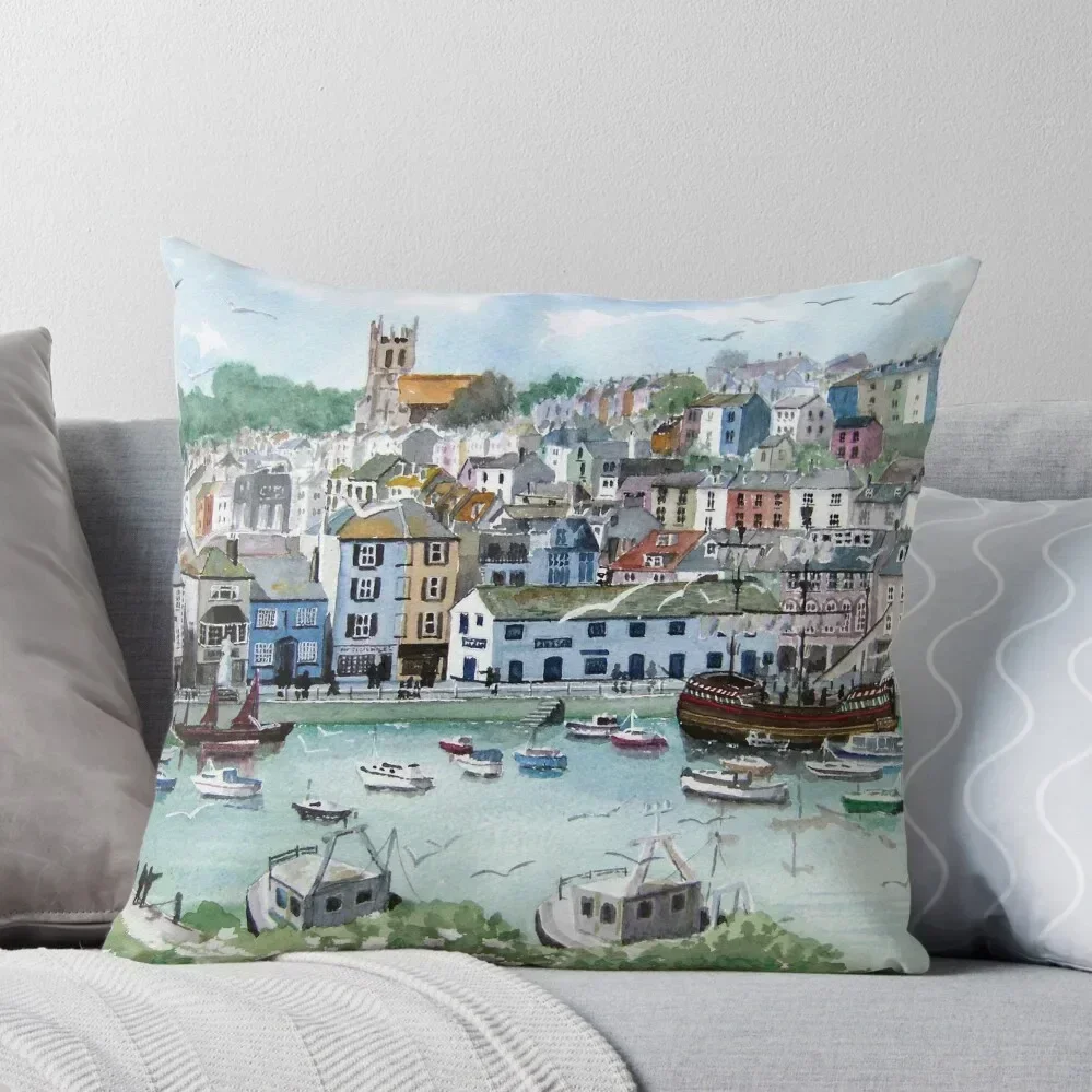 In with the Catch - Brixham Devon Throw Pillow спальные подушки Наволочки для кровати подушка