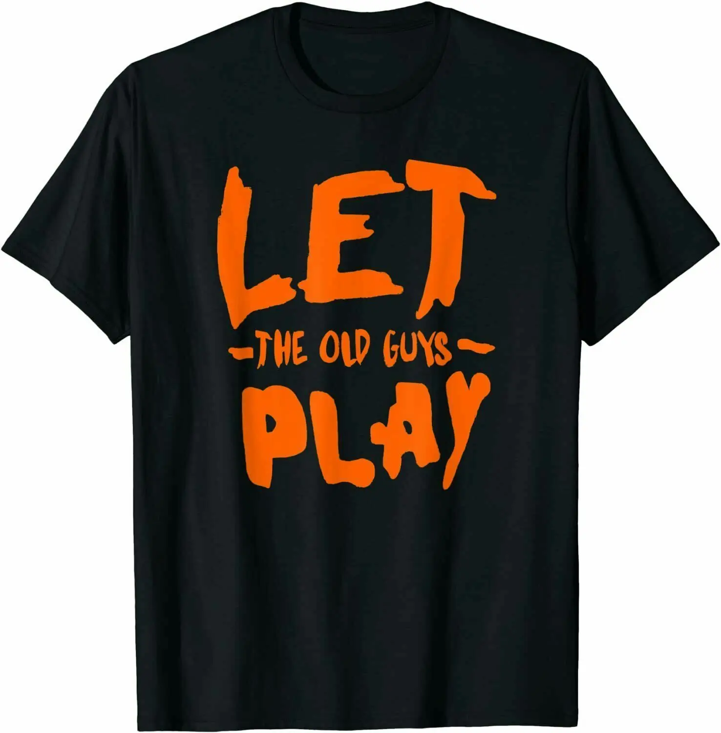 

Let The Old Guys Play Brandon Crawford Giants Crewneck Cotton T Shirt Men Casual Short Sleeve Tees Tops Dropshipping