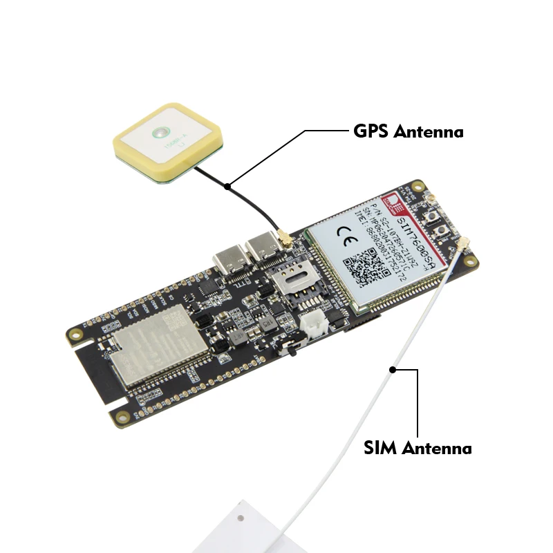 SIM7600SA-H ESP32 4G LTE Cat4 Multi-Band LTE TDD LTE FDD Multiple Satellite Positioning GNSS GPS GLONASS images - 6