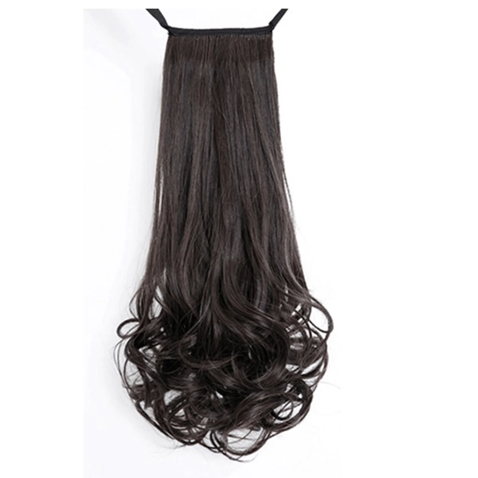 

Wavy Design Curly Hair Ponytail Extension Natural Realistic Invisible Wig Piece for Cosplay Stage Performance C44