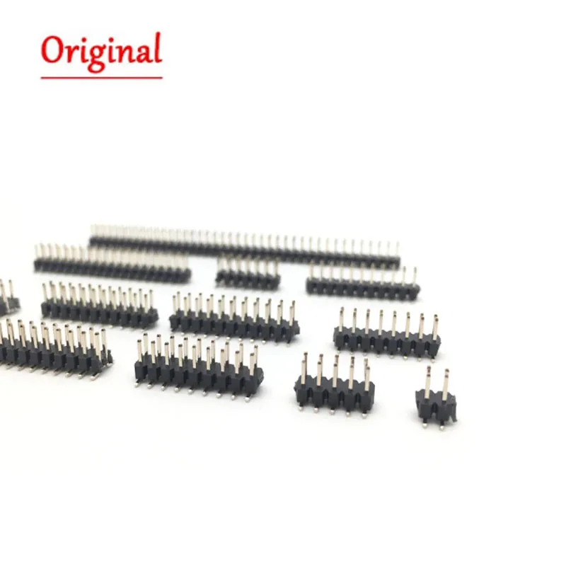 SMT 1 27 мм двухрядный разъем для печатной платы с разъемом Pinheader 2*3/4/5/6/7/8/10/12/15/20/40p 3-50P