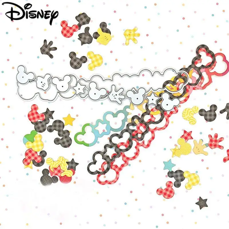 

Металлические Вырубные штампы «мини-граница Диснея», «Микки Маус», «сделай сам», скрапбукинг, бумажные изделия, тиснение