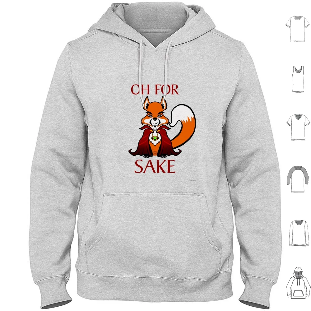 

Oh For Doc’S Sake…. Hoodie cotton Long Sleeve For Fox Sake Fox Strange Coffee Multiverse Magic Strange Tea Sorcerer Far From