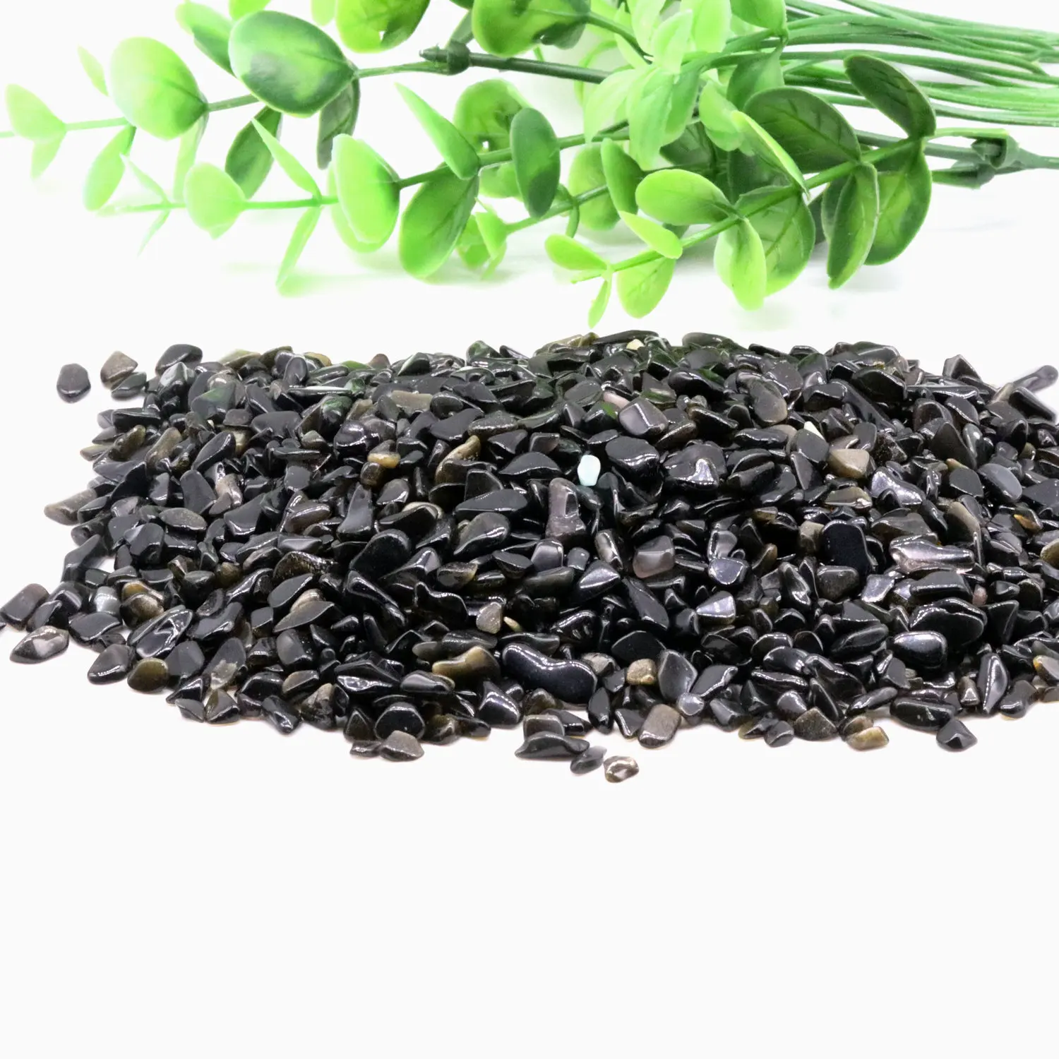 

7-9 мм, 100 г, натуральный Золотой Фон, гравий, удачный камень, домашний декор, кварцевые кристаллы, цветочный горшок, украшения для аквариума