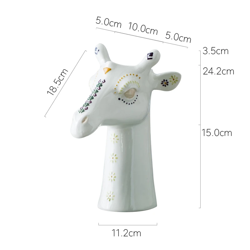 

Керамическая ваза-жираф