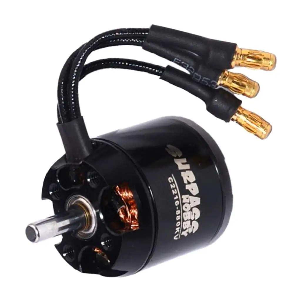

Высокопроизводительный 2216 880KV 14-полюсный бесщеточный двигатель для RC Fixed-wing