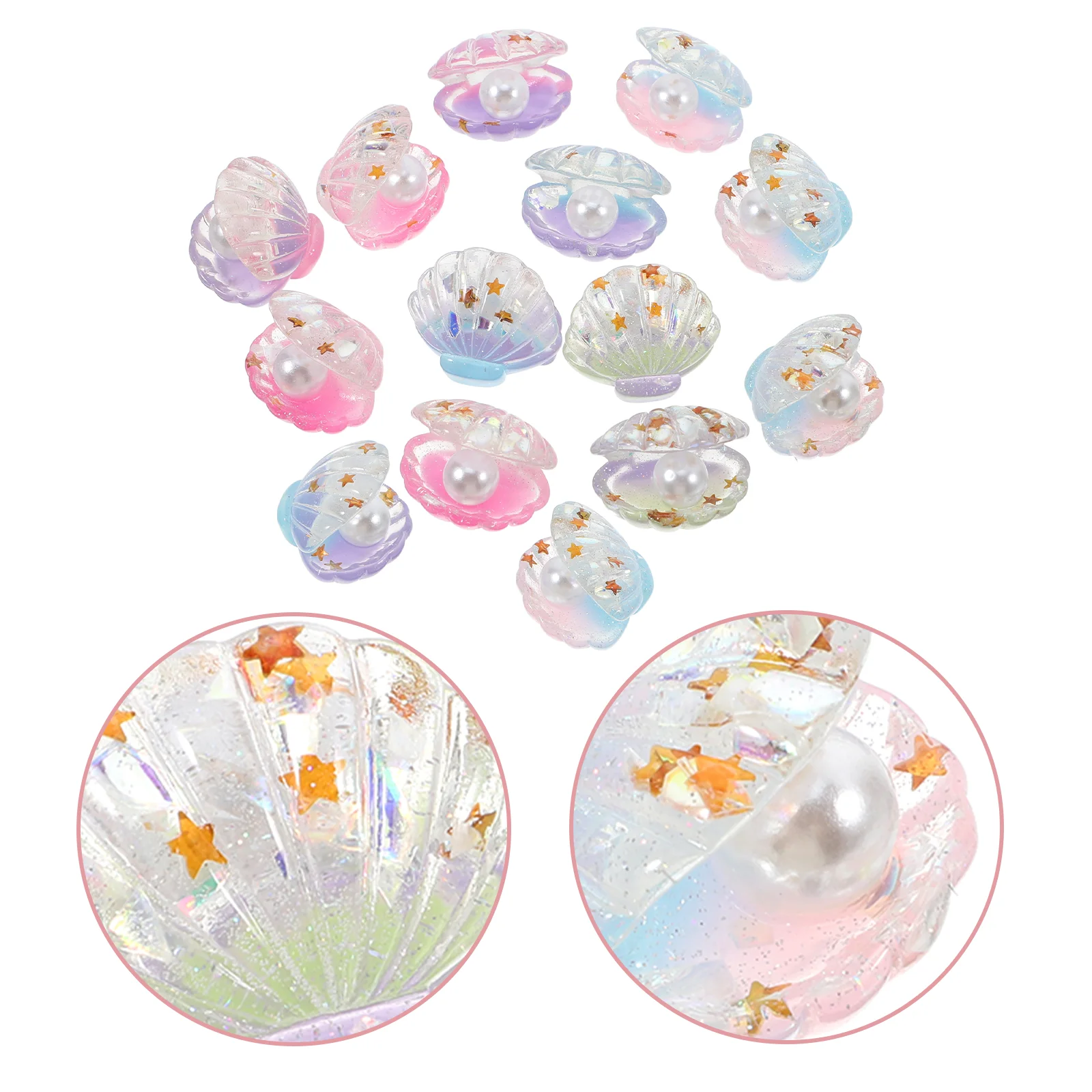 16 шт. жемчужные поделки искусственная ракушка украшения для аквариума
