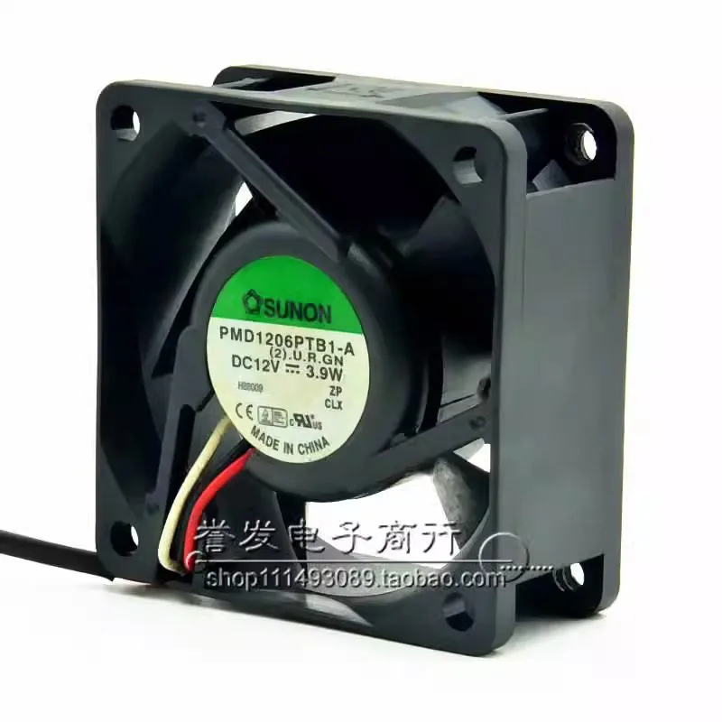 Новый PMD1206PTB1-A 12 В 3,9 Вт 60*60*25 мм 6 см вентилятор охлаждения с двойным шариковым шасси