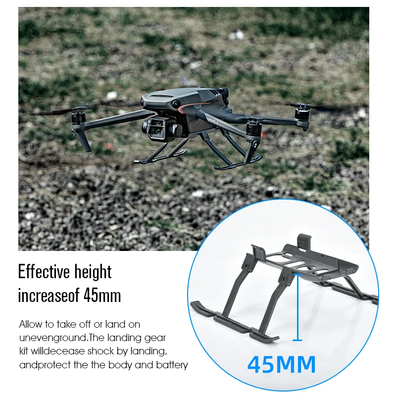 Foldable Landing Gear Leg Training Kit For Dji Mavic 3 Drone Accessories