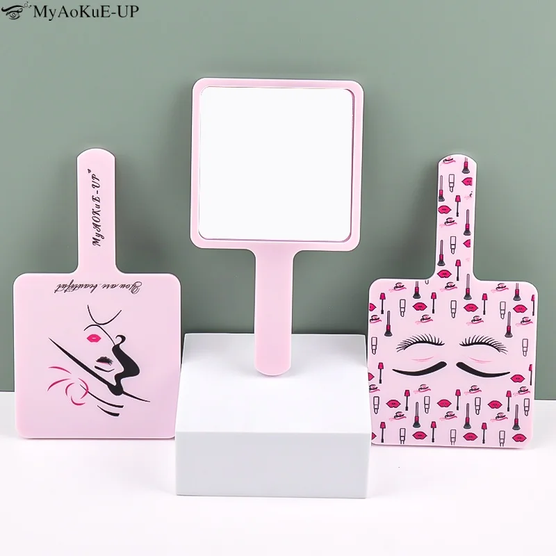 Ручное зеркало для наращивания ресниц myaokue-up