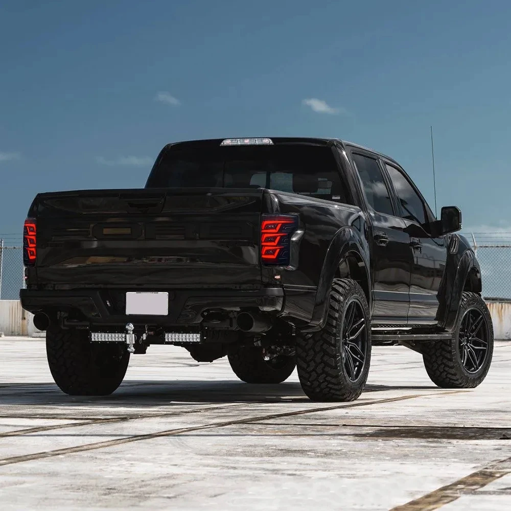 

Автомобильные задние фонари для Ford F150, 2015, 2016, 2017, 2018, 2019 детской сборки, задний фонарь, дымчатые автомобильные аксессуары, автомобильные запасные части