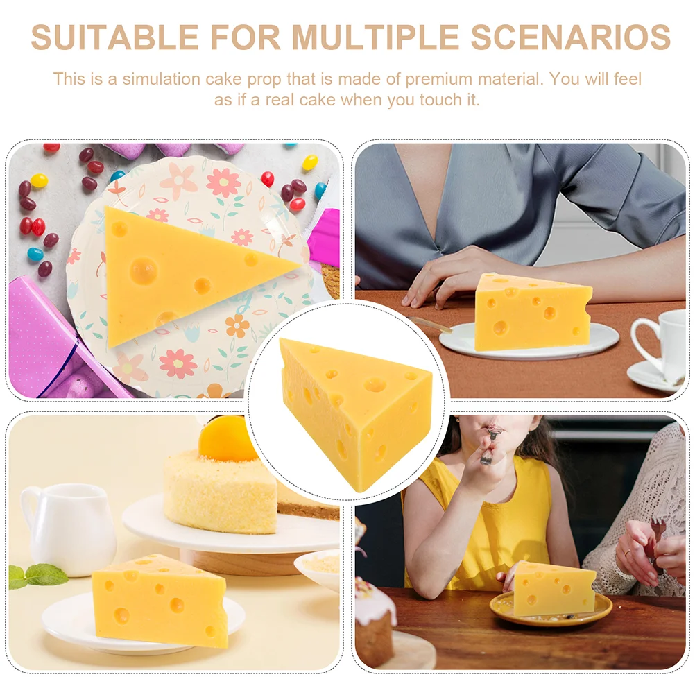 2 шт. имитация модели сыра поддельные еды украшения для торта реквизит овощной