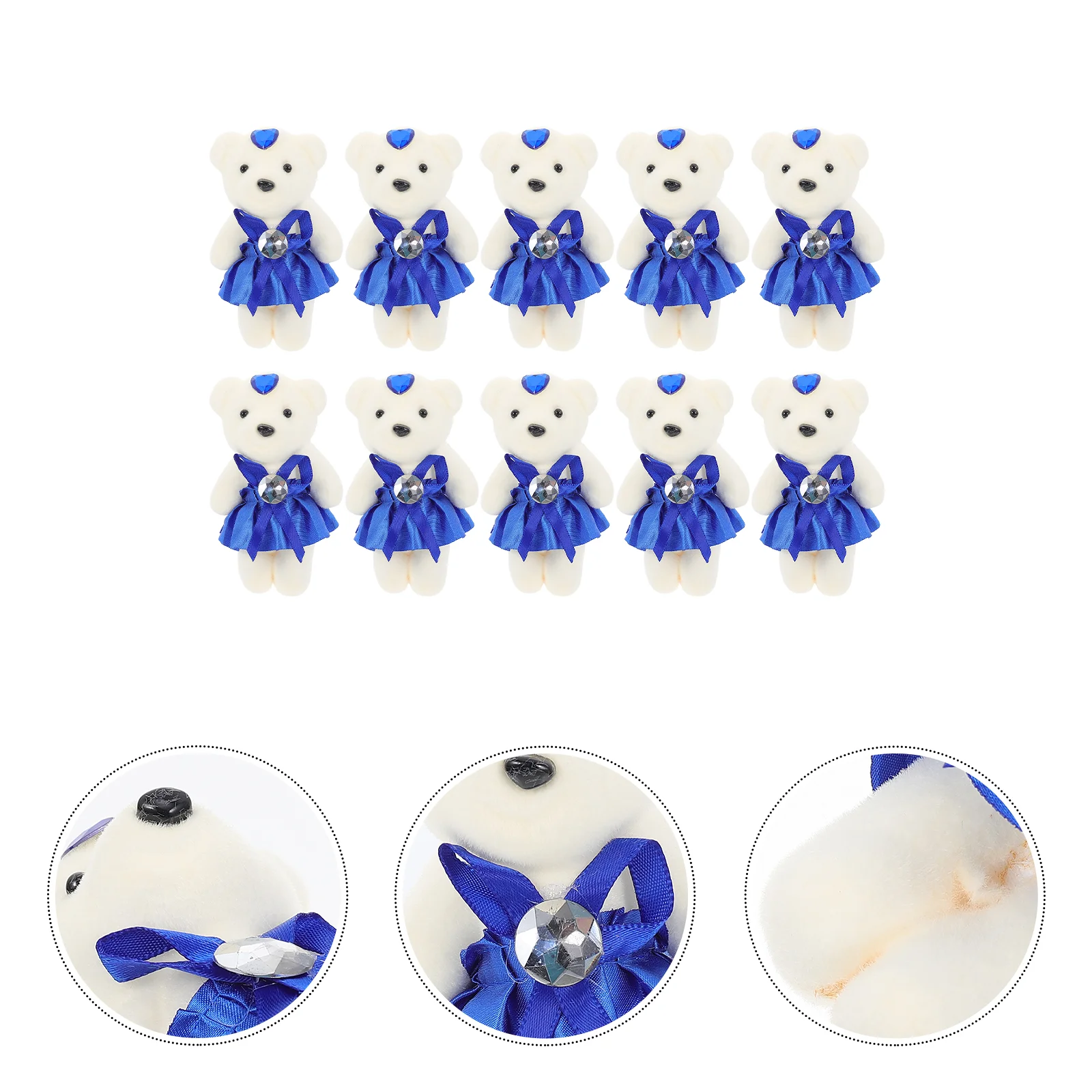 

Graduation Bears Bouquet Mini Stuffed Plush Graduates Flower Party Decorations Gifts Toy Animal Grad Foam Favors Supplies Toys