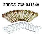 1020 шт., режущие штифты и штифты для Cub кадет MTD снегоочистители, сменные детали 738-04124A 714-04040 738-04155