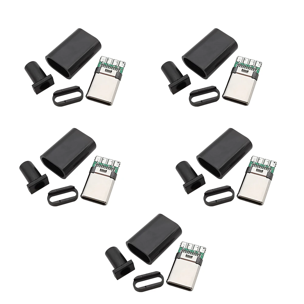 

5 шт. USB Type-C 3.1 / Micro USB разъем штекеры белые черные ALLiSHOP