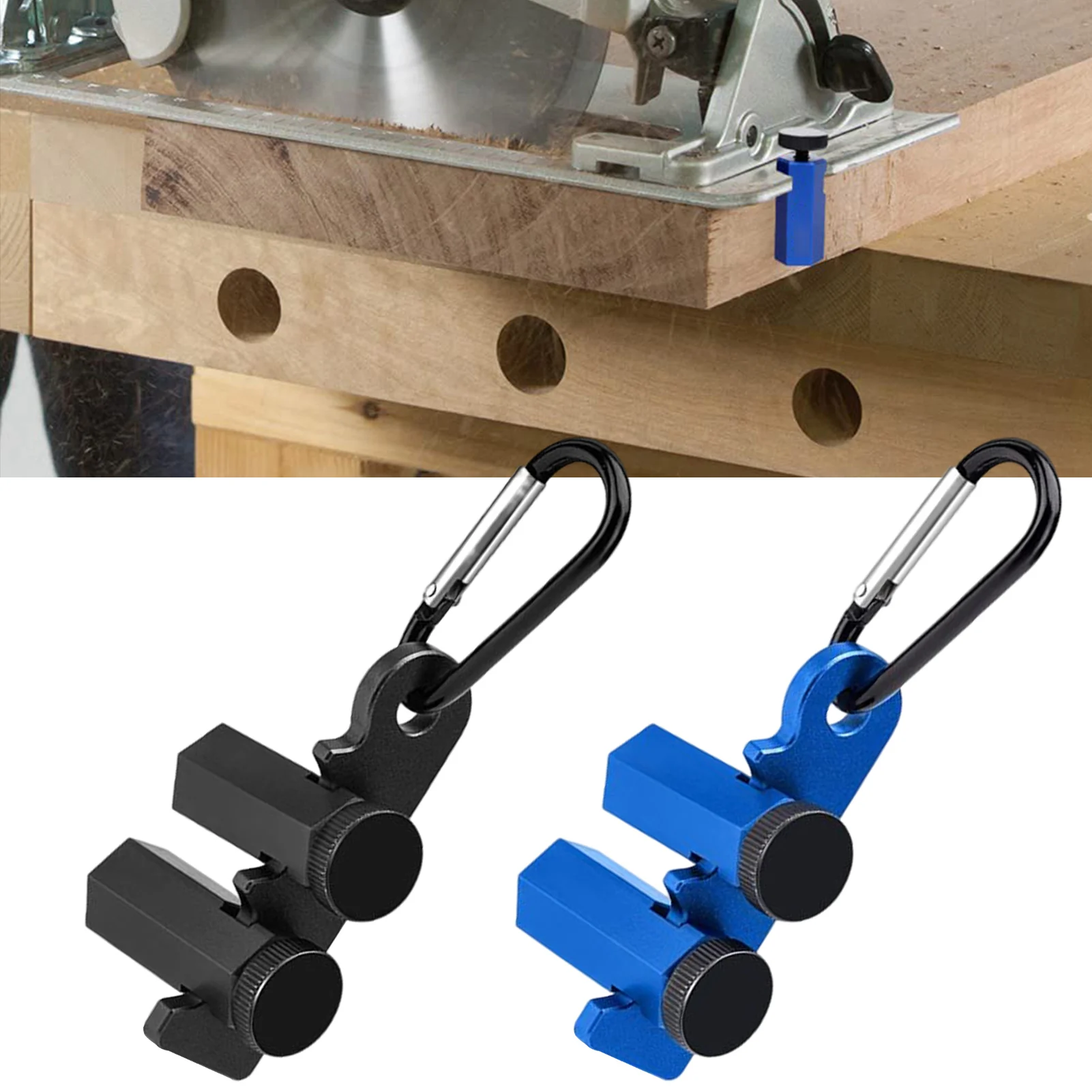 

Tall Stair Gauges for Framing Carabiner Stair Gauges Knobs Circular Saw Jig Tool Carpentry Stair Gauge Clamp Layout Knobs Tool