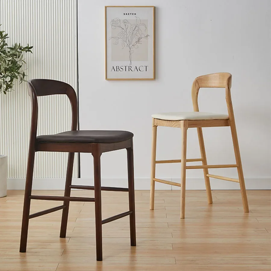 

Nordic Style Bar Chairs Modern Garden Minimalist Kitchen Resturant Outdoor Commercial Stool Japanese Stoelen Cafe Furniture