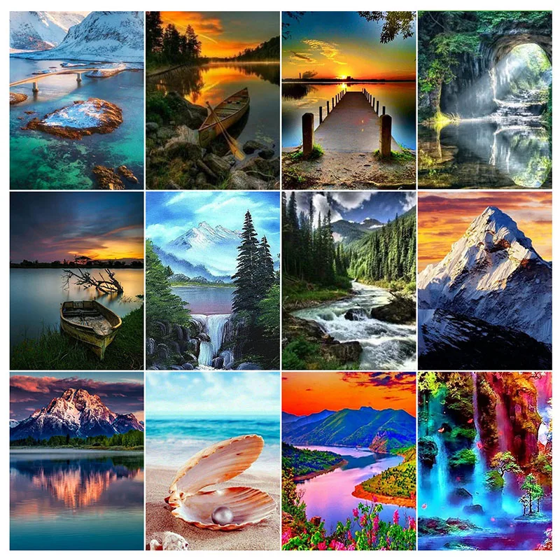 

Набор для алмазной живописи 5D DIY с пейзажем