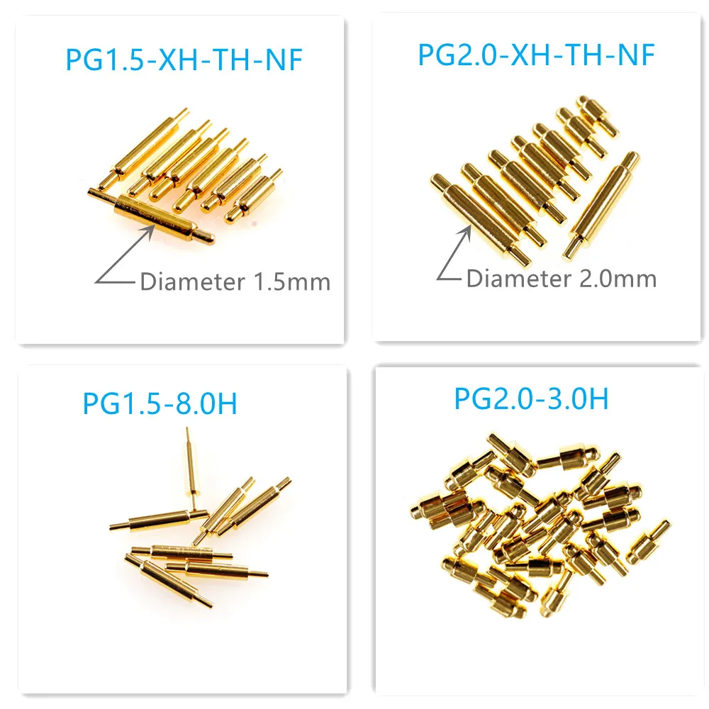 500 200 50 30 10 шт. разъем Pogo Pin, Дискретная Высота 1,5 2,0 мм Диаметр пружинный зонд DIP Slim Type TH Board