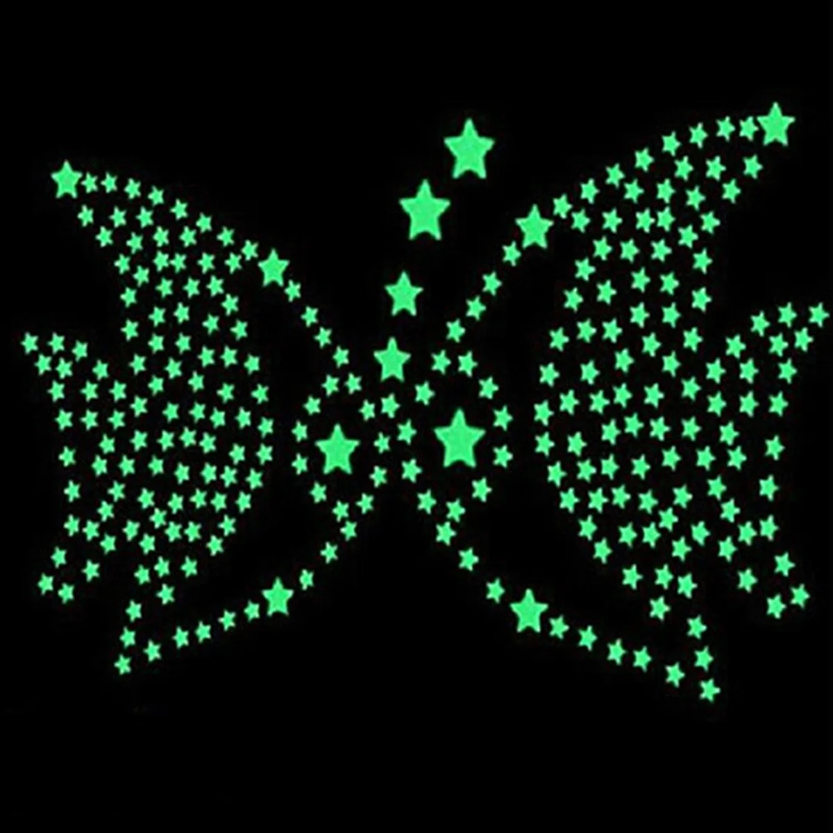 

Stickers Wall Glow Luminousthe Dark Star Fluorescent Stars Sticker Decals Ceiling Christmas Decorationsparty Night Bedroom