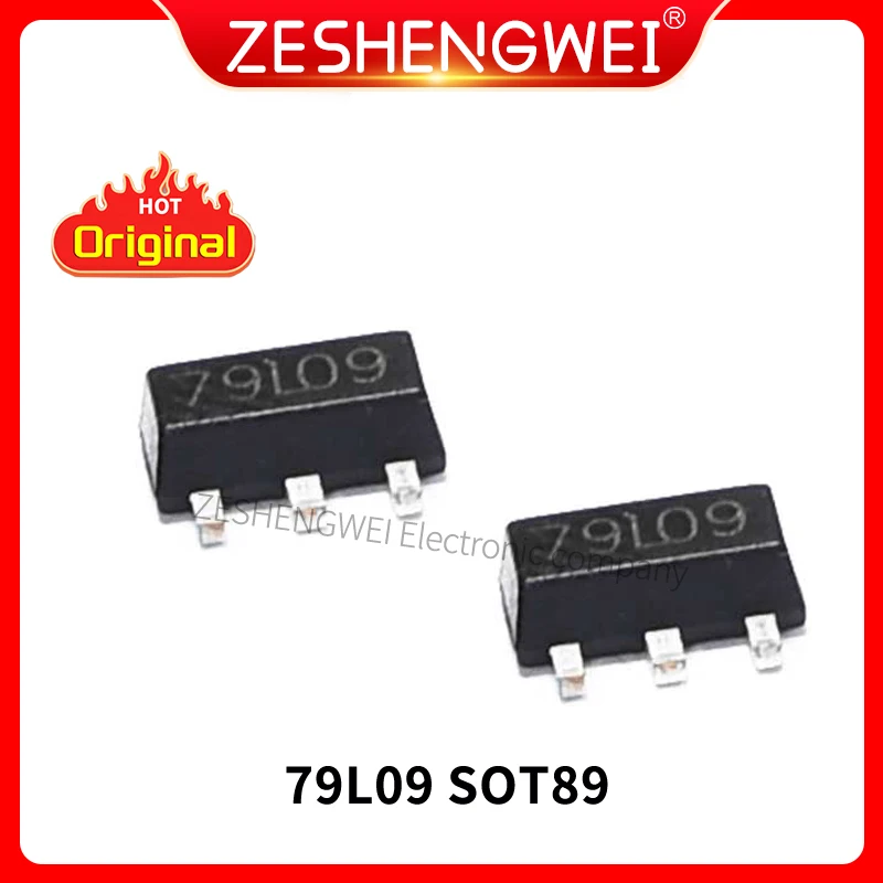 

50pcs New 79l09 SOT89 7909 Voltage Regulator Triode 3 Orders Original In Stock