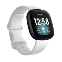 for fitbit versa 3 watch band silicone strap soft smartwatch correa sport bracelet for fitbit sense versa3 watchband accessories