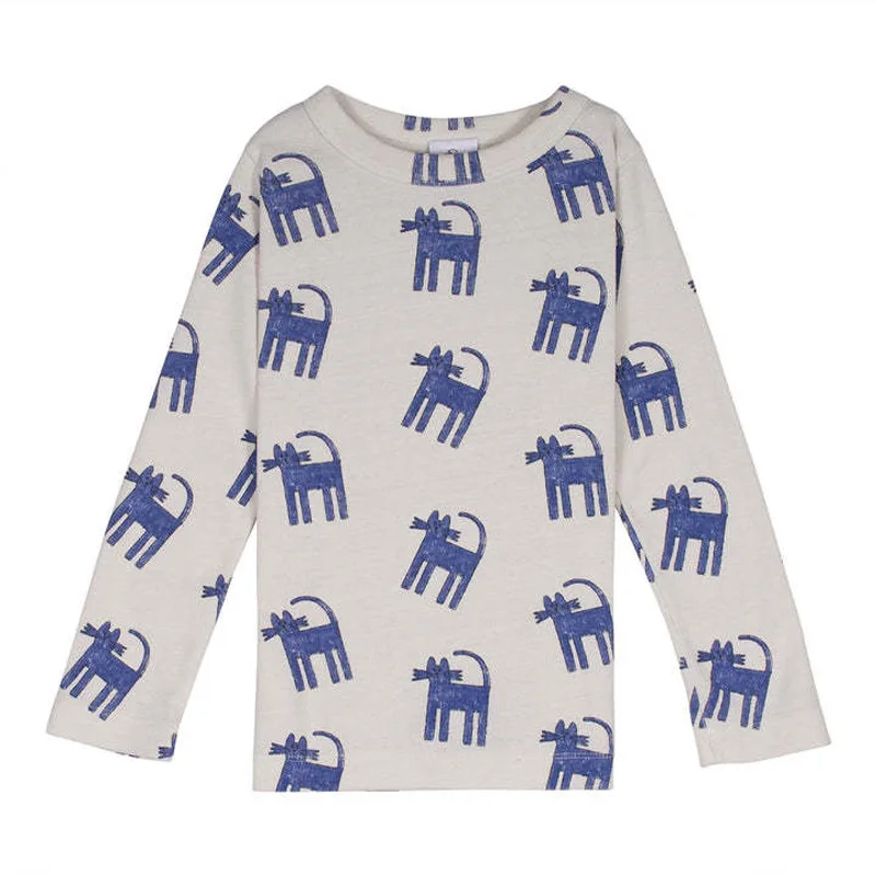 Новая зимняя водолазка WYN для мальчиков и девочек милая полосатая с принтом