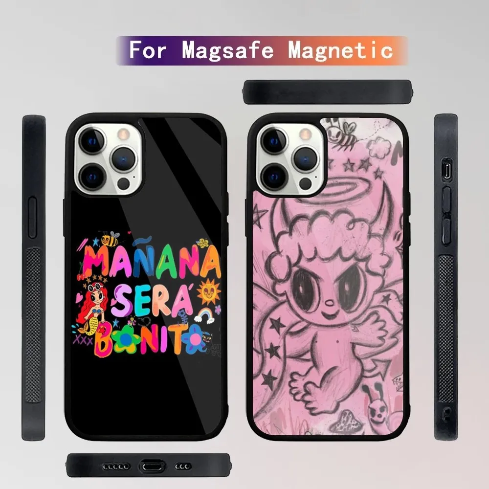 Чехол для телефона K-Karol G Manana Sera Bonito iPhone 15 14 13 12 11 Plus Pro Max Mini Magsafe с магнитной