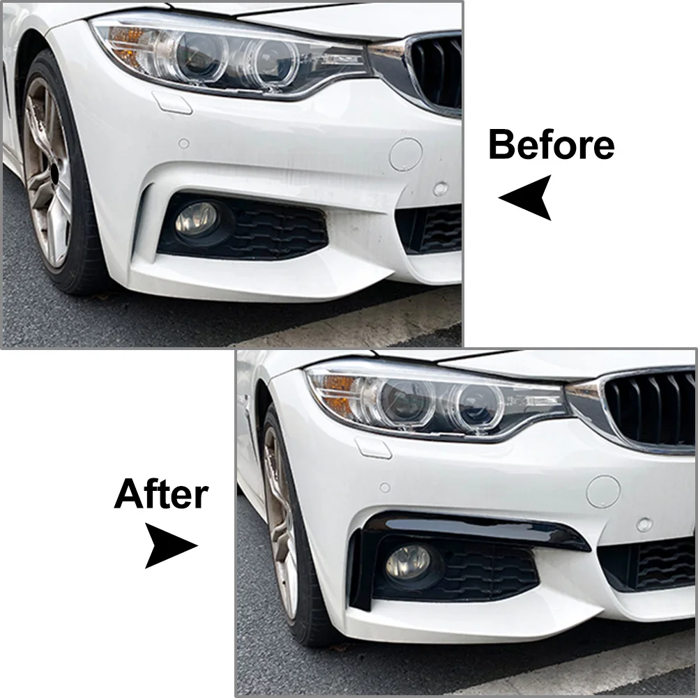 Передний бампер автомобиля сплиттер спойлер накладка украшение для BMW 4 серии F32