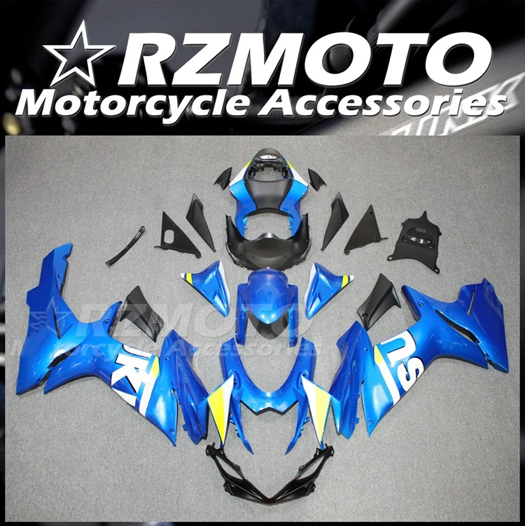 

4Gifts New ABS Fairings Kit For SUZUKI R 600 750 K11 2011 - 2019 L1 L2 11 12 13 14 15 16 17 18 19 Bodywork Set Blue Glossy