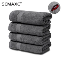 SEMAXE40 70 Paper Towel Premium Set Suitable for Bathroom SPA High Water Absorption Rate Soft and Non-fading Four Towel Gift