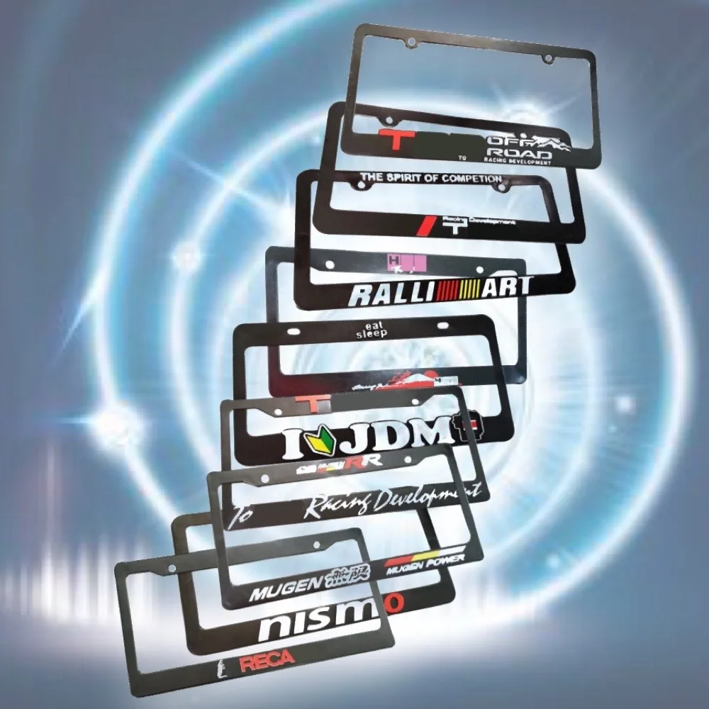 Jdm Mugen Nismo Автомобильный номерной знак рамка для невесты Malliart Honda Toyota Nissan Mitsubishi Skunk2 номерной знак автомобильные аксессуары