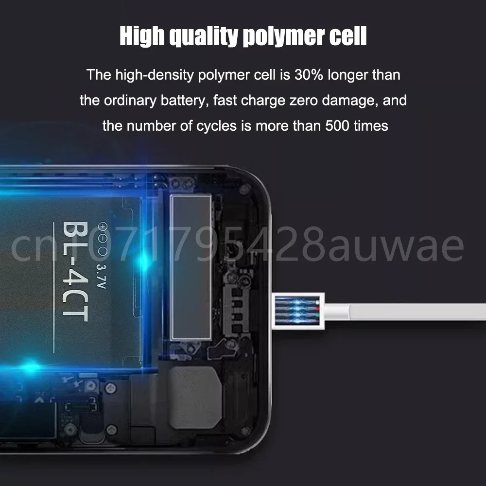 BL-4CT 4CT BL4CT перезаряжаемая батарея для телефона NOKIA 5310 5630 6600 складная 6700 7210 7230 7310 X3 4ct