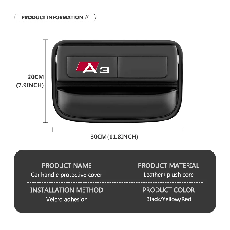 Автомобильный органайзер-подседельный ящик с USB-зарядкой и цветной подсветкой для Audi TT, A1, A3, A4, A6, A5, Q5, Q7, Q3, A8, Q2, A7, Q8 (art.: 3920da32d002e) - 3920da32d002e