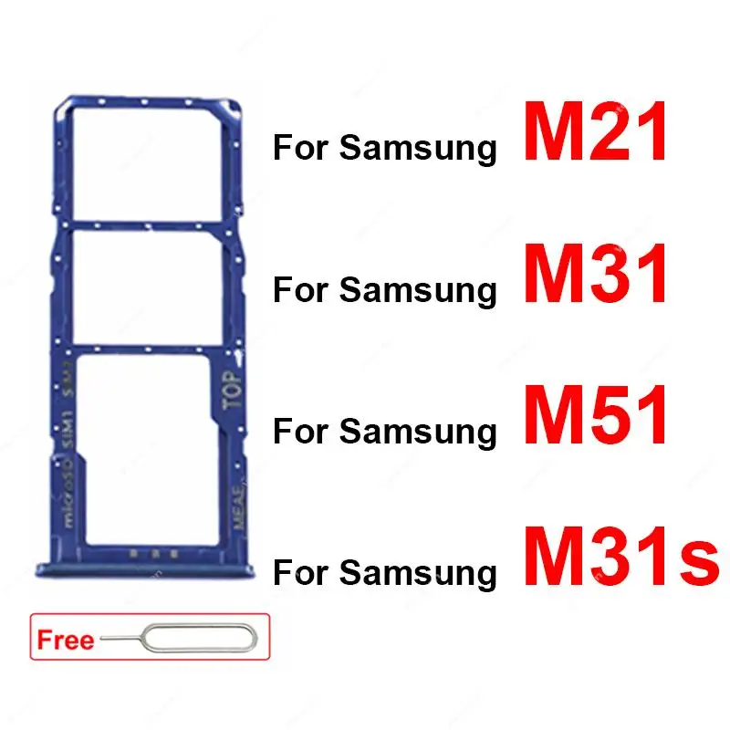 Адаптер для считывания слотов для SIM-карт Samsung M21 M215F/DS M215F/DSN M31 M315F M31S M317 M317F M51 M515F