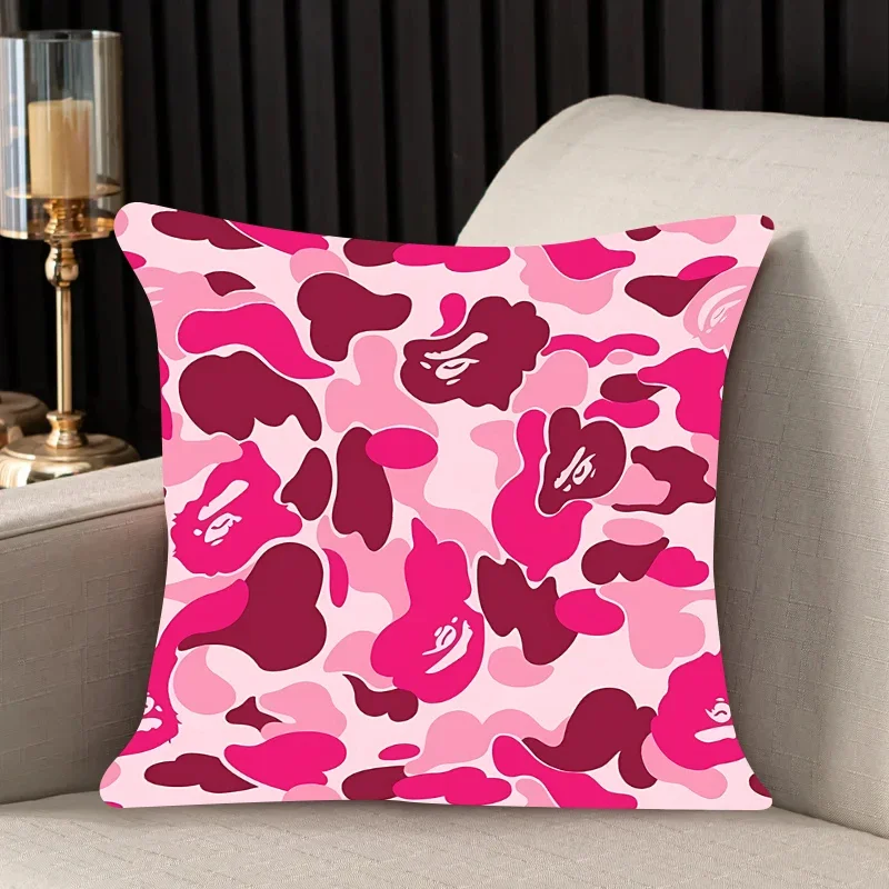 Наволочка для домашнего декора с двусторонним принтом 45x45 чехол подушки