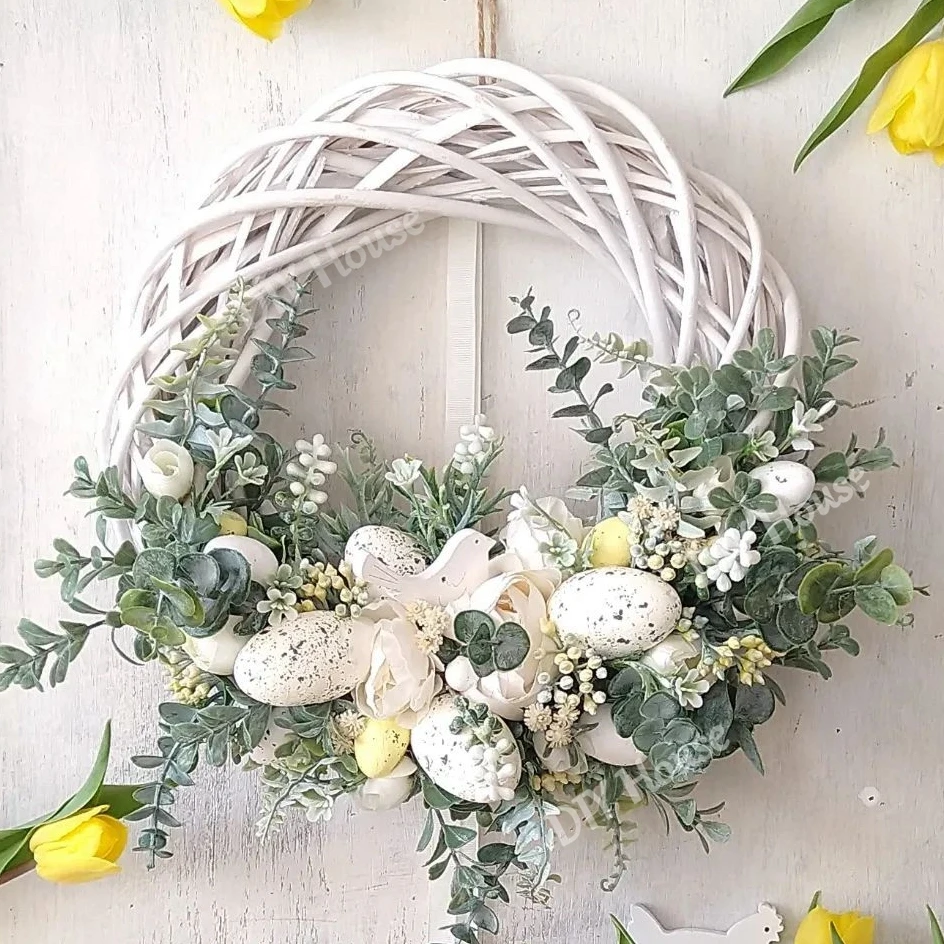 Гирлянда из ротанга сделай сам многофункциональный искусственный цветок