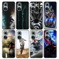 phone case for honor 8x 9s 9a 9c 9x lite play 9a 50 10 20 30 pro 30i 20s6 15 soft silicone cover motorcycle moto motorbike