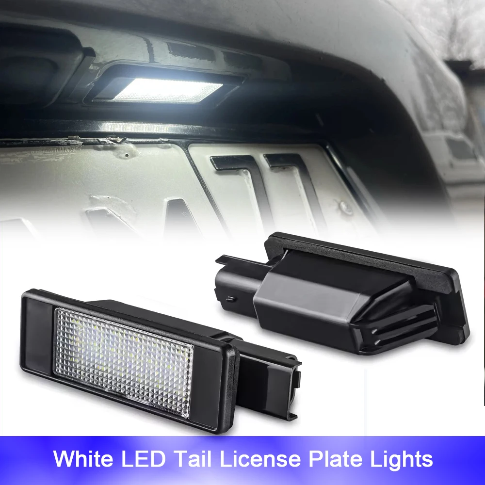 2x подсветка номера пежо фонарь подсветки 308 без ошибок флейта номерного знака для