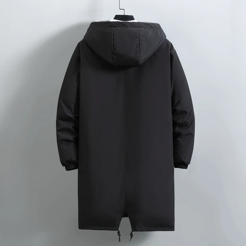 Down jacket man's winter Thickened Winter Warm X-Long White Duck Down Coat New Men Fashion Hooded Puffer Parkas Oversized 10XL
