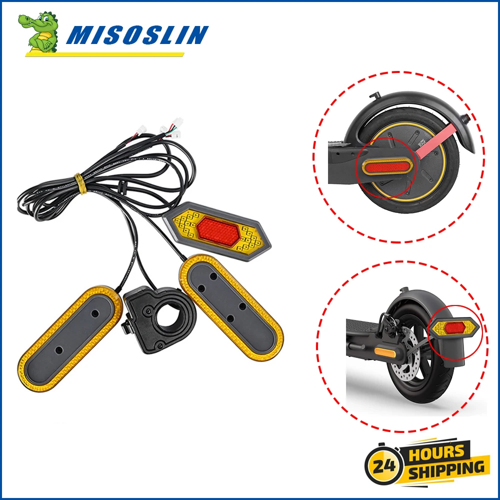 

LED Turn Signal Lamp Waterproof Flasher Indicator Blinke Rear Lights For Xiaomi/Mijia M365 Mi3 Pro Pro2 1S Electric Scooter