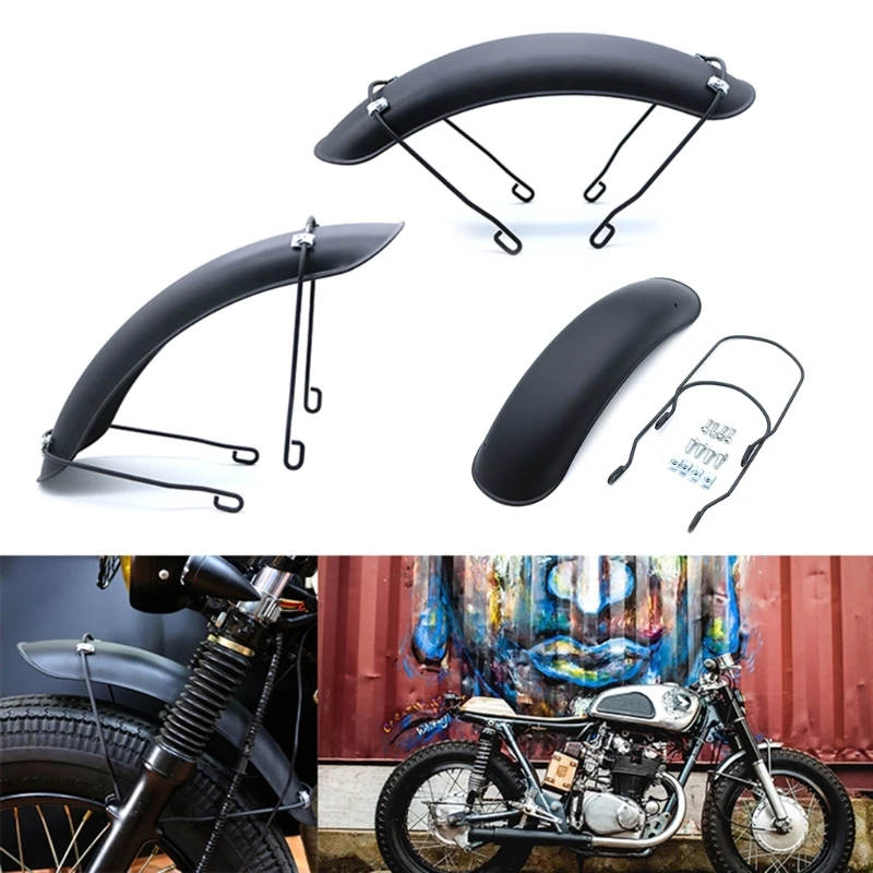 

Универсальный брызговик для мотоцикла Cafe Racer, задний металлический брызговик в стиле ретро, чехол, совместимый с CG125 R1200GS Z1000 XXFF