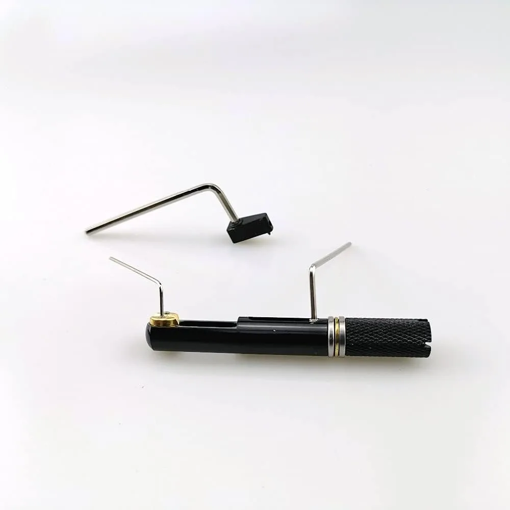 Черный безголовый гитарный мост с одной головкой — фиксированный латунный